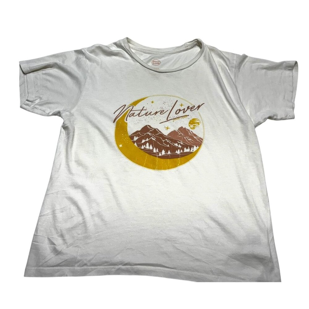Pura Vida Nature Lover T-Shirt Cream Size Small